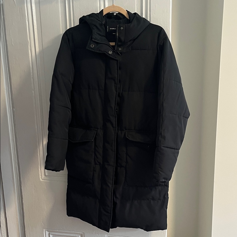 Everlane Black Puffer Jacket